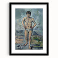 Impressionism Wall Art: The Bather by Paul Cézanne Prints