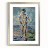 Impressionism Wall Art: The Bather by Paul Cézanne Prints