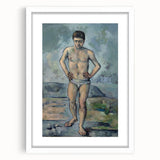 Impressionism Wall Art: The Bather by Paul Cézanne Prints