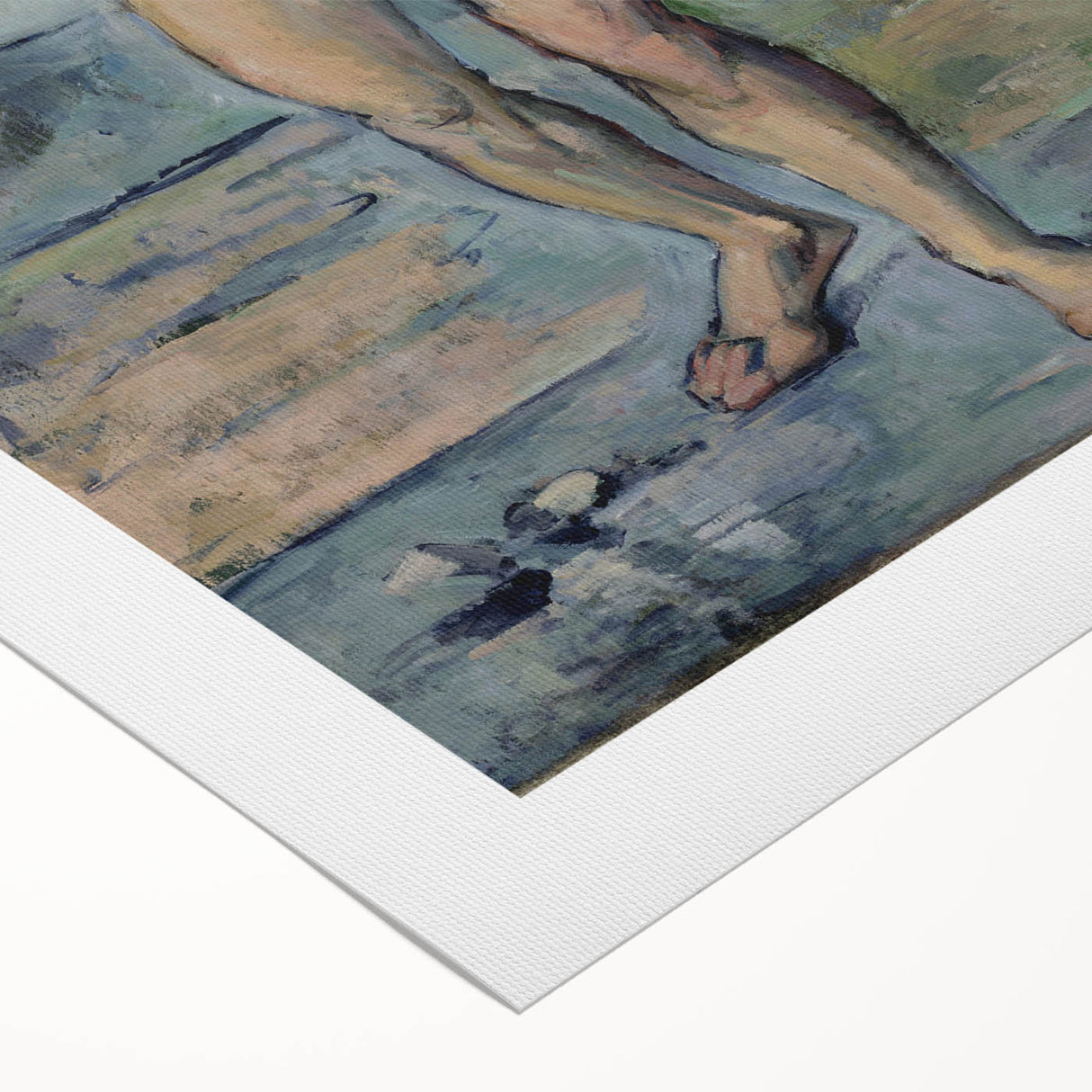 Impressionism Wall Art: The Bather by Paul Cézanne Prints