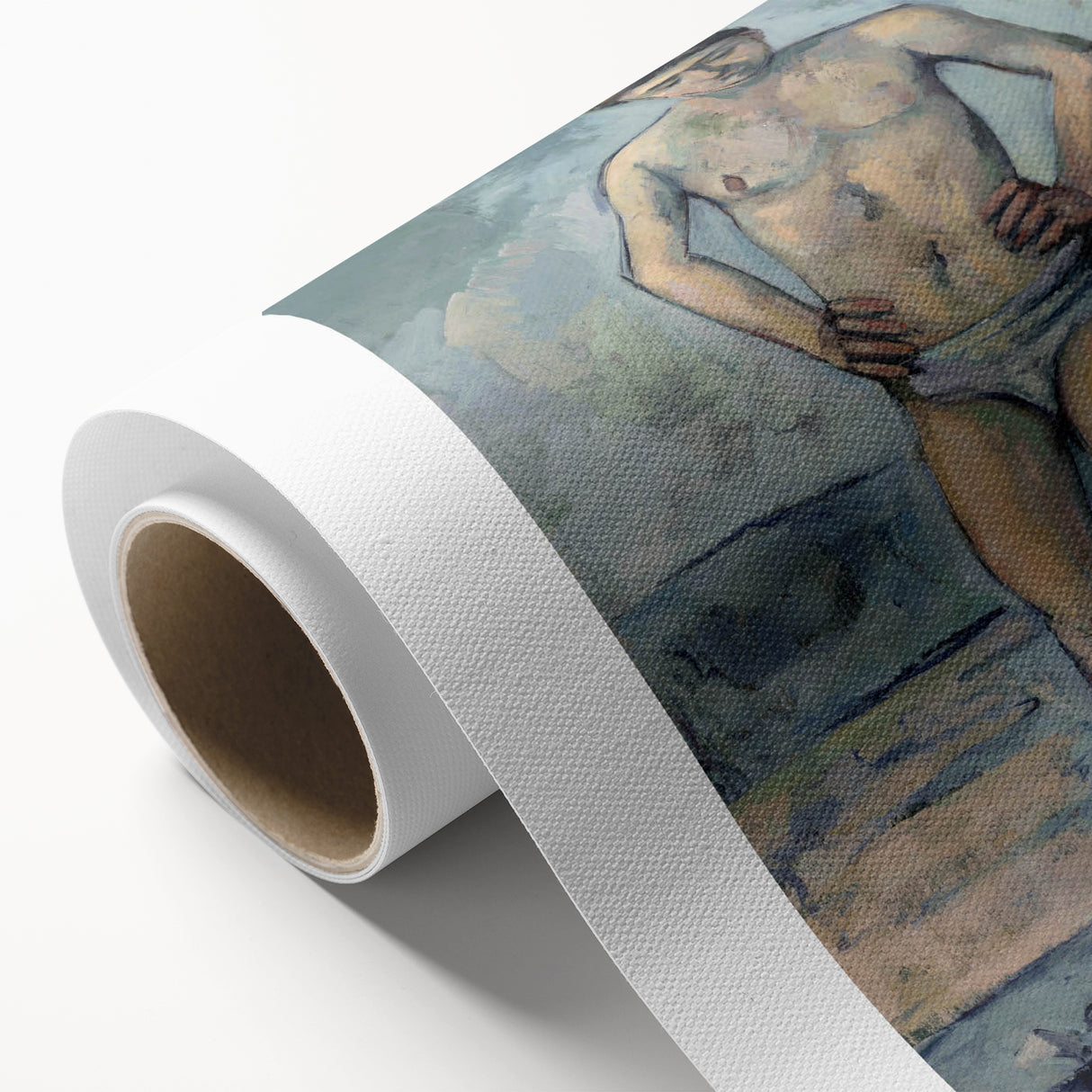 Impressionism Wall Art: The Bather by Paul Cézanne Prints