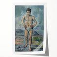 Impressionism Wall Art: The Bather by Paul Cézanne Prints