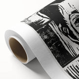 Expressionist Art - Wehrlin, Facing Front by Kirchner - Bold Woodcut Print