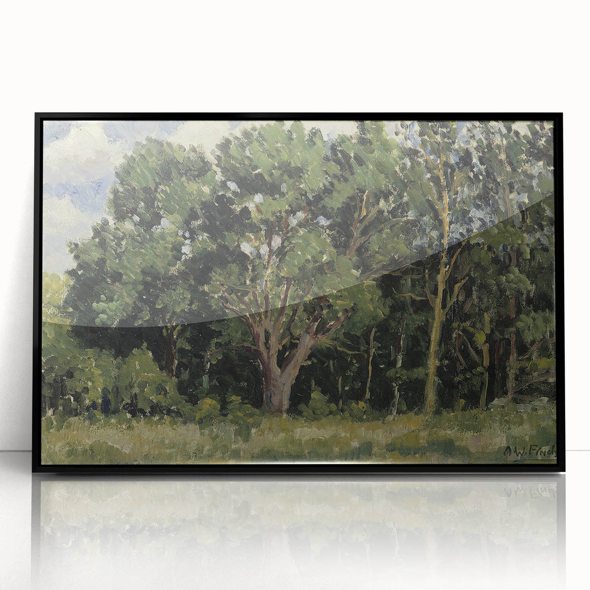 Modern Wall Art - Wood by Alfred William Finch - Lush Forest Decor