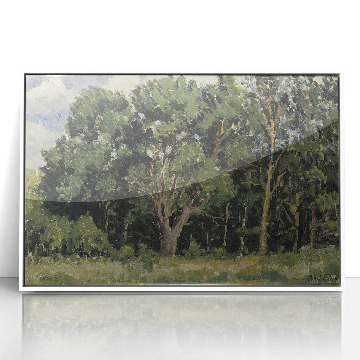 Modern Wall Art - Wood by Alfred William Finch - Lush Forest Decor