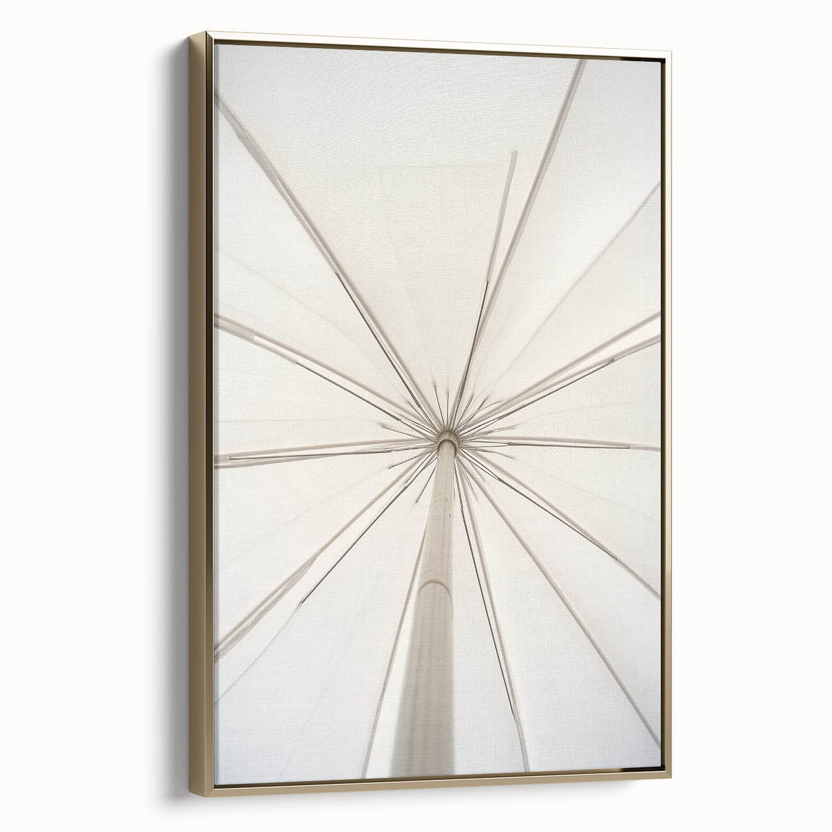 Umbrella Geometry – Minimal Dynamic Abstract Motion Wall Art