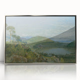 Lago Avernus Romantic Landscape - Historical Romanticism Canvas Print