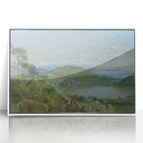 Lago Avernus Romantic Landscape - Historical Romanticism Canvas Print