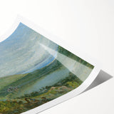 Lago Avernus Romantic Landscape - Historical Romanticism Canvas Print