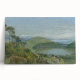 Lago Avernus Romantic Landscape - Historical Romanticism Canvas Print