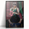 Expressionist Carnival Mask Art – Abstract Columbine Canvas Wall Art
