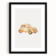 Classic Wooden Car Nursery Wall Art – Baby Room Decor Prints