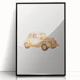 Classic Wooden Car Nursery Wall Art – Baby Room Decor Prints