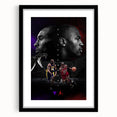 Urban Chic Pop Art Wall Art – Bold Black, Red, and Purple Canvas