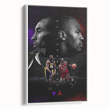 Urban Chic Pop Art Wall Art – Bold Black, Red, and Purple Canvas