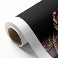 Rustic Radicchio & Garlic Art – Vintage Farmhouse Kitchen Print