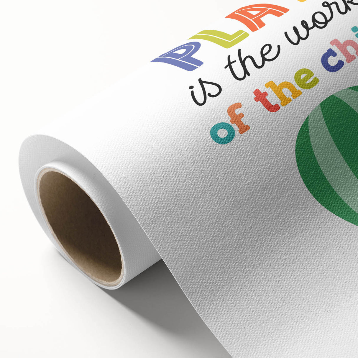 Play is the Work of the Child Wall Art - Kids Inspirational Poster