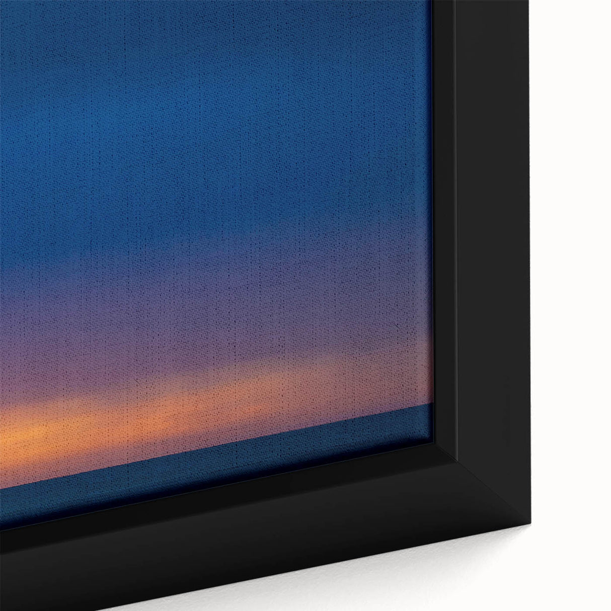 Extra large framed canvas of a textured black wall art featuring vibrant, colorful Mexican Yucatán scenery.