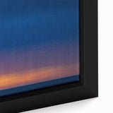Extra large framed canvas of a textured black wall art featuring vibrant, colorful Mexican Yucatán scenery.