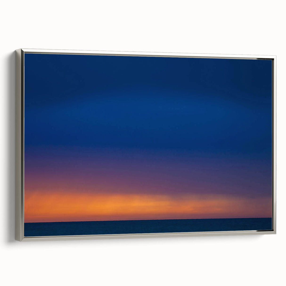 Landscape art painting of Yucatan, Mexico on framed canvas, blending colorful art with black accents.