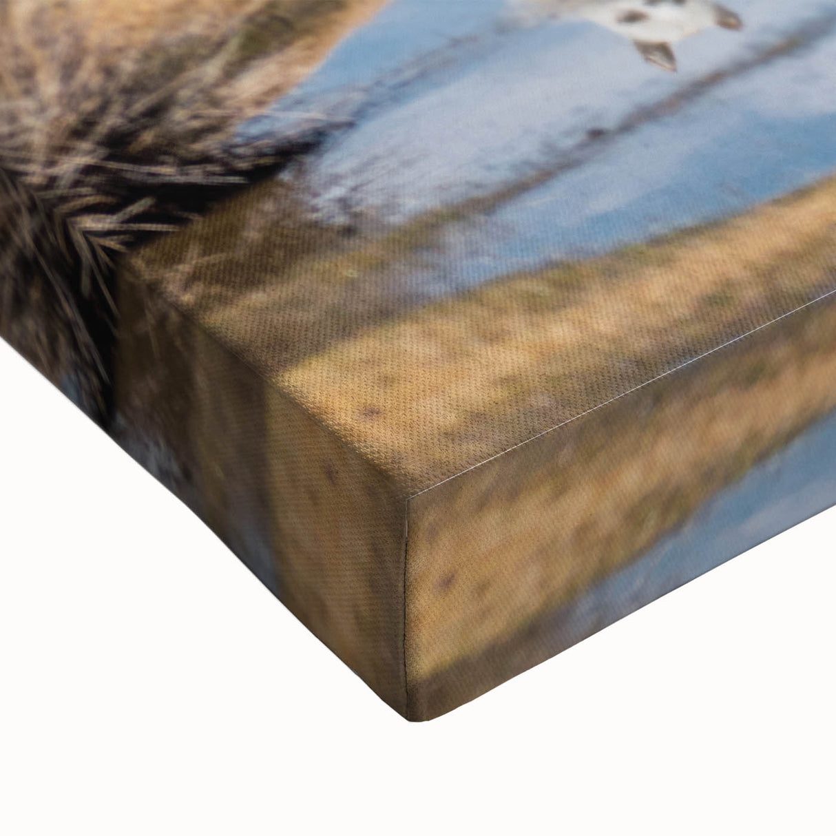 Black and white landscape art painting of Bolivian scenery on stretched canvas, suitable for bedroom wall art.