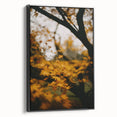 Black and white landscape art painting on framed canvas, featuring a vintage poster style, ideal for bedroom wall decor.