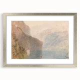 Classic Romantic Paintings: Tell's Chapel on Lake Lucerne