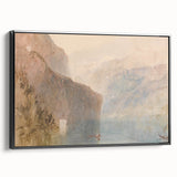 Classic Romantic Paintings: Tell's Chapel on Lake Lucerne