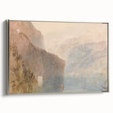 Classic Romantic Paintings: Tell's Chapel on Lake Lucerne