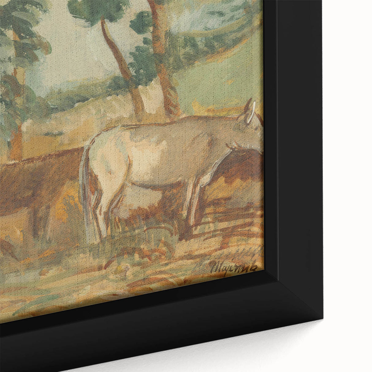 Modern Wall Art - Cows by Cyprián Majerník - Rustic Farmhouse Decor