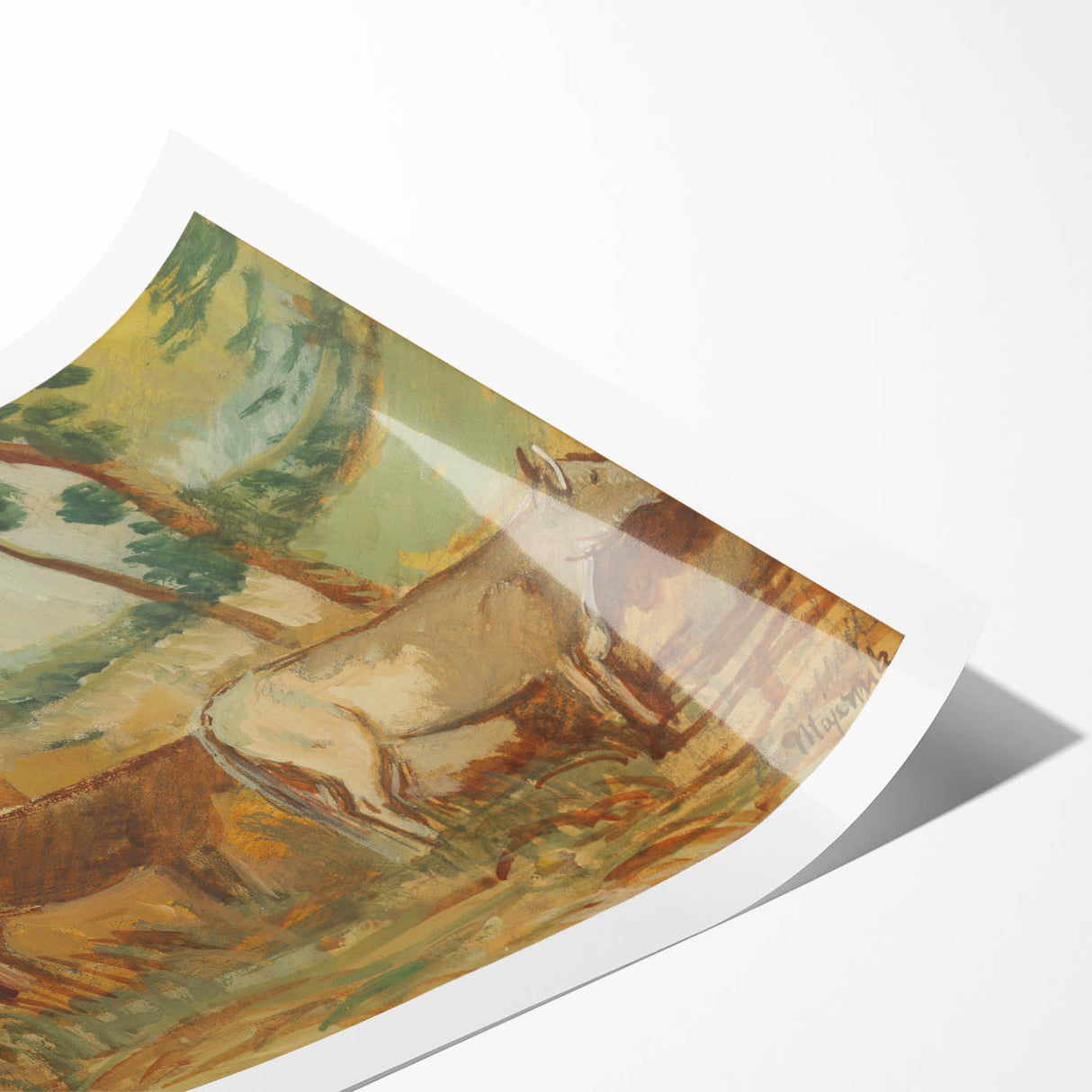Modern Wall Art - Cows by Cyprián Majerník - Rustic Farmhouse Decor