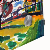 Expressionist Art - Winds by Henry Lyman Sayen - Colorful Landscape