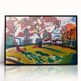 Expressionist Art - Winds by Henry Lyman Sayen - Colorful Landscape