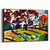 Expressionist Art - Winds by Henry Lyman Sayen - Colorful Landscape