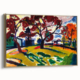 Expressionist Art - Winds by Henry Lyman Sayen - Colorful Landscape