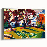 Expressionist Art - Winds by Henry Lyman Sayen - Colorful Landscape