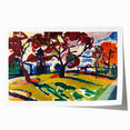 Expressionist Art - Winds by Henry Lyman Sayen - Colorful Landscape