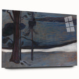 Expressionist Art - Winter at Nordstrand by Edvard Munch - Nordic Landscape