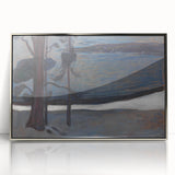 Expressionist Art - Winter at Nordstrand by Edvard Munch - Nordic Landscape