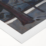 Expressionist Art - Winter at Nordstrand by Edvard Munch - Nordic Landscape