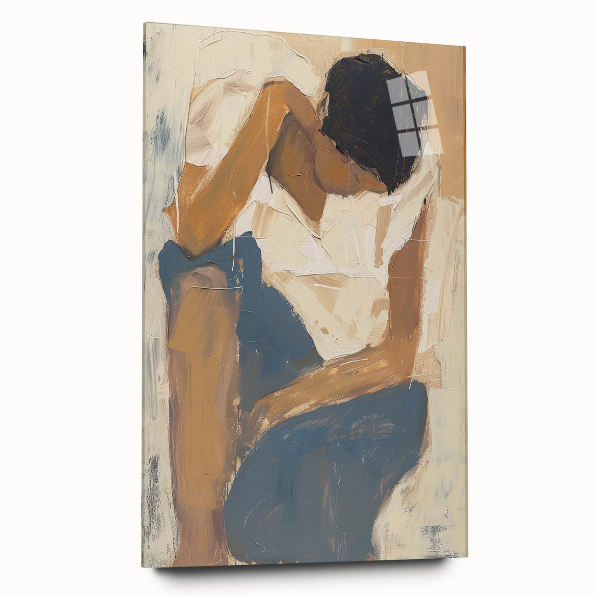 Minimalist Figurative Wall Art – Abstract Canvas for Living Room