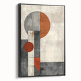 Framed abstract minimalist wall art in black, showcasing sleek lines and geometric shapes, positioned in a modern interior setting, emphasizing elegance and sophistication.