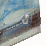 Expressionist Winter Landscape – Serene Snowy Wall Art