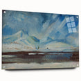 Expressionist Winter Landscape – Serene Snowy Wall Art