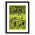 Retro Ramones Concert Poster | Vintage Punk Rock Wall Art