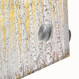 Serene Birch Forest Wall Art – Nature Canvas for Living Room