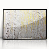 Serene Birch Forest Wall Art – Nature Canvas for Living Room