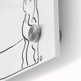 Expressionist Art - "Woman's Head" by Leo Gestel - Elegant Line Drawing