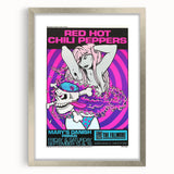 Red Hot Chili Peppers Concert Poster | Vintage Rock Wall Art