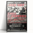Red Hot Chili Peppers Concert Poster | Vintage Rock Wall Art